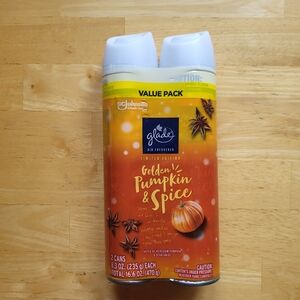 Glade Value 2-pack Automatic Spray Refills Golden Pumpkin Spice 8.3oz